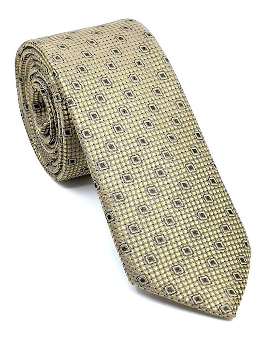 Legend Accessories Men's Tie Set Printed Beige