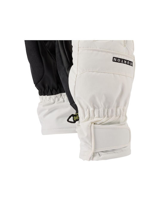 Burton Profile Under -STWH Mittens Women's Ski & Snowboard Gloves White