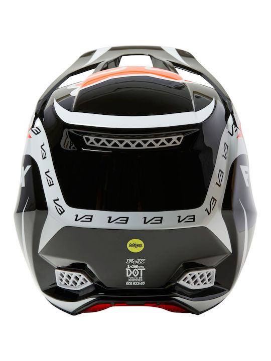 Fox V3 RS Dvide Motorcycle Helmet Motocross DOT / ECE 22.05