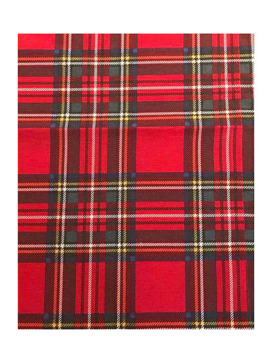 Pennie Christmas Plaid Weihnachts- Tischtuch Stoff Mehrfarbig B135xL135cm. 1Stück