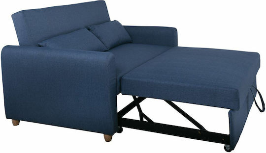 Motto Doppelsitzer Sofa Bett Blau 140x86x86cm E992,1