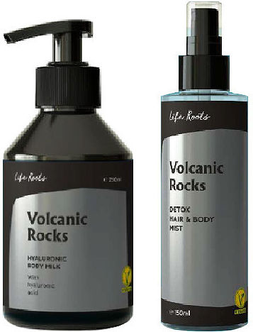 Life Roots Body Hero Σετ Περιποίησης για Ενυδάτωση Volcanic Rocks