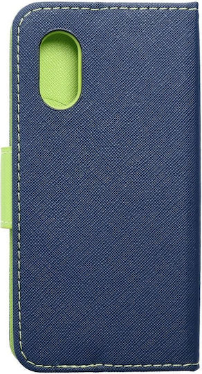 Forcell Fancy Book Δερματίνης Navy / Lime (Galaxy XCover 5)