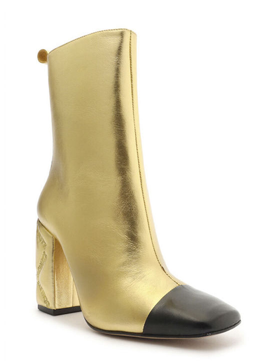 SCHUTZ BEXI STIEFEL S2077000100002-GOLD/SCHWARZ