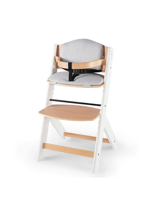 Kinderkraft Enock Highchair 2 in 1 & Fabric Seat White