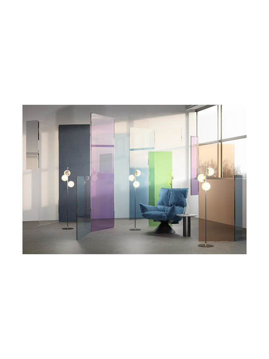 Maytoni Nostalgia Lampa de podea Î150xL37.7cm. cu Soclu pentru Bec E14 Negru