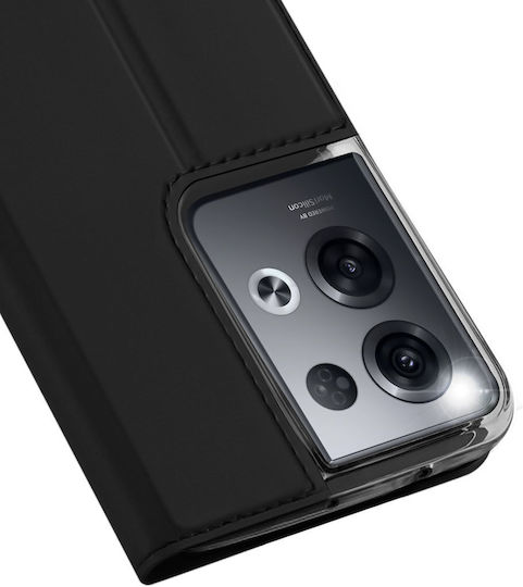 Dux Ducis Skin Pro Book Δερματίνης Μαύρο (Oppo Reno 8 Pro)