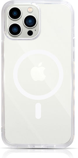 XO MagSafe Задна корица Силикон Прозрачен (iPhone 13 Pro)