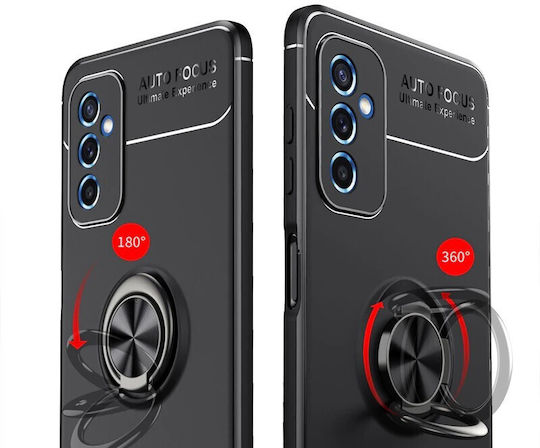 Ancus Autofocus Shockproof Umschlag Rückseite Silikon Schwarz (Galaxy M52)