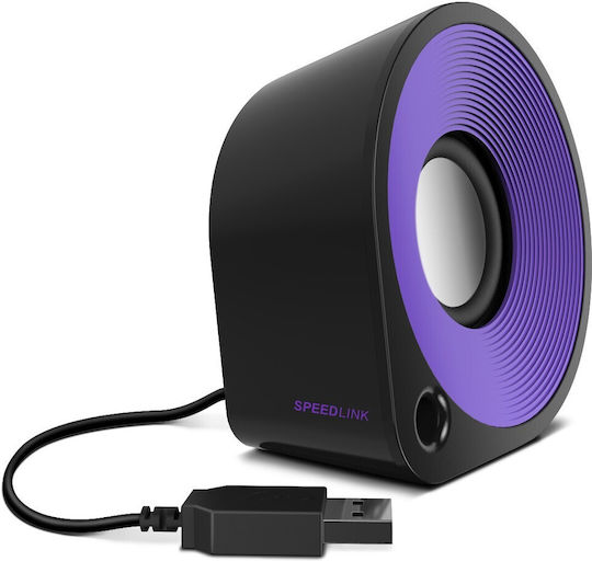 SpeedLink Ellipz Computerlautsprecher 2.0 mit Leistung 6W in Blau Farbe