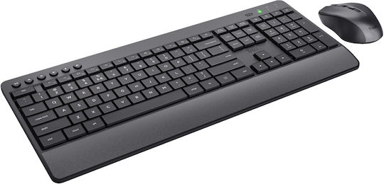 Trust Trezo Kabellos Tastatur & Maus Set Griechisch