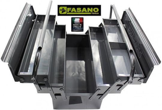 Fasano Tools Hand Tool Case Metallic 5 Slots Dimensions: W43xD20xH20cm