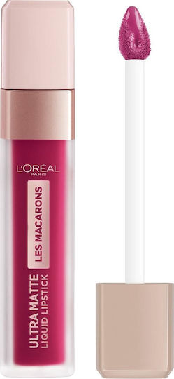 L'Oreal Paris Les Macarons Ultra Matte Long Lasting Liquid Lipstick Matte 838 Berry Cherie 7.6ml