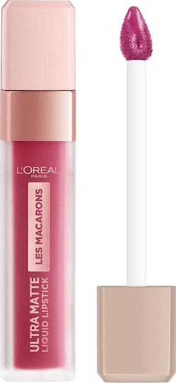 L'Oreal Paris Les Macarons Ultra Matte Long Lasting Liquid Lipstick Matte 820 Praline De Paris 7.6ml