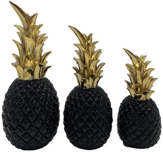 Zen Collection Διακοσμητικός Ανανάς Πολυρητίνης 11.5x11.5x28cm