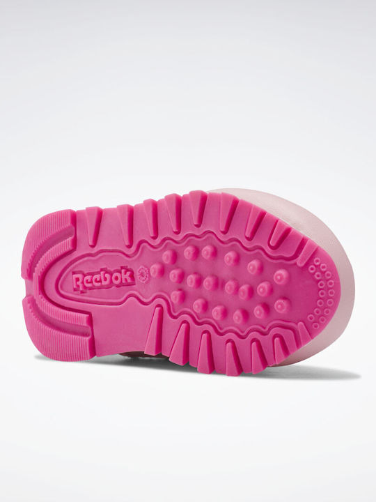 Reebok Παιδικά Sneakers Classic Leather Step 'n' Flash για Κορίτσι Ροζ