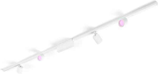 Philips LED Θερμό Λευκό Σποτ με 4 Φώτα σε Λευκό Χρώμα