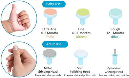 Baby Electric Nail File Pink