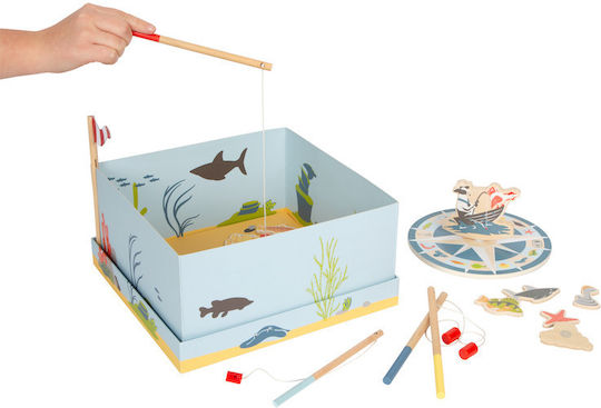 Small Foot Wooden Fishing Toy 4 Friends (Various Designs) 1pc