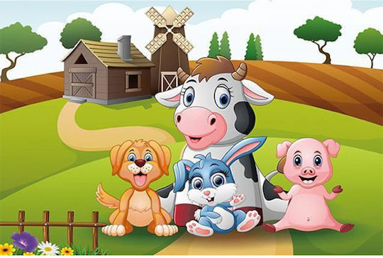 Дървено Детски Пъзел На Фермата за 5+ години+ Години 50бр Art Puzzle