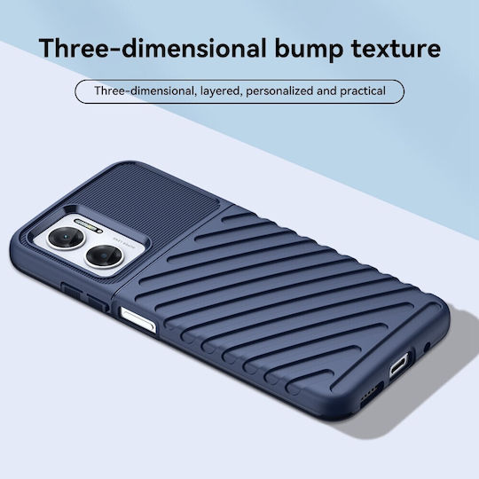 Thunder Задна корица Силикон Син (Redmi 10 5G)