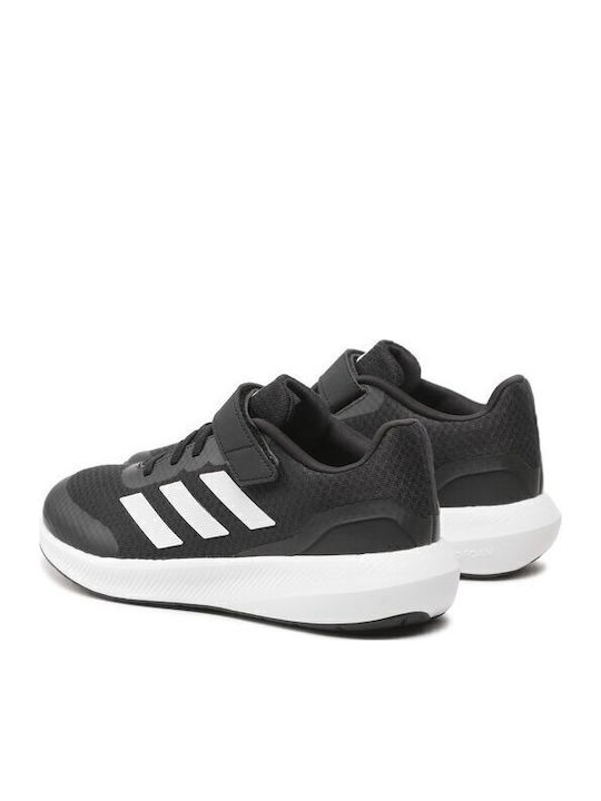 Runfalcon 3.0 El K Kids Sports Shoes Running with Hoop & Loop Closure Black