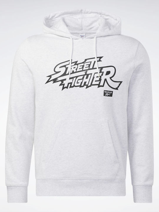 Street Fighter Graphic Суитшърт с Качулка Бял