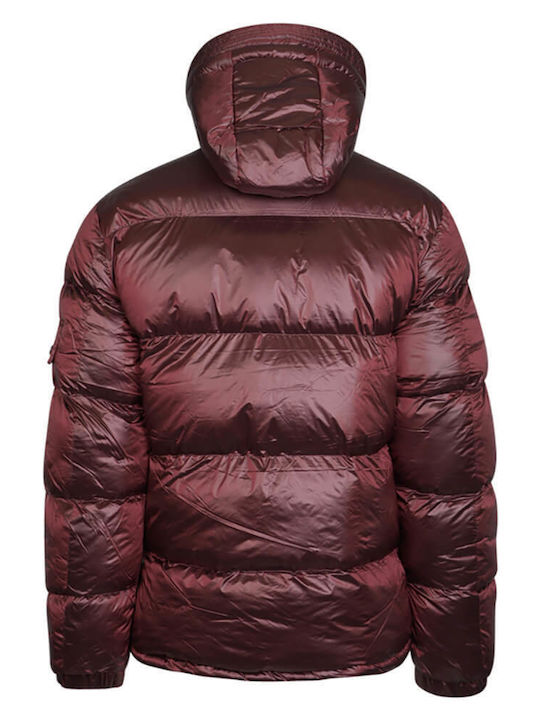 Prince Oliver Herren Winter Jacke Puffer Wasserdicht und winddicht Rot