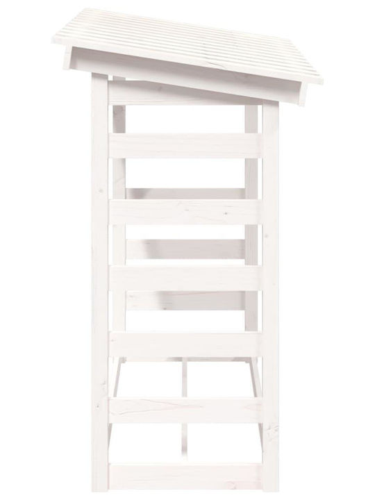 vidaXL Wooden Box Wood Storage 108x64.5x110cm White