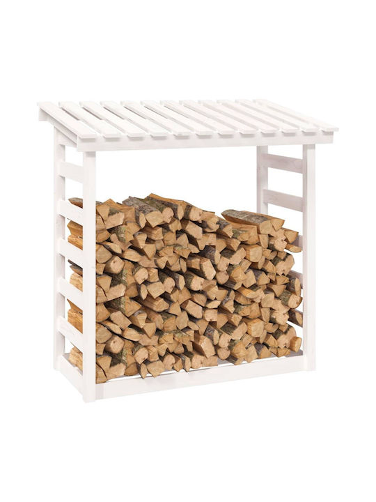 vidaXL Wooden Box Wood Storage 108x64.5x110cm White