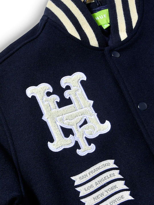 20 Year Classic H Κολλεγιακό Χειμωνιάτικο Μπουφάν Navy Μπλε
