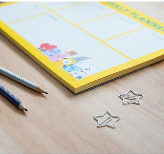 Grupo Erik Εβδομαδιαίο Planner Κίτρινο 21x29εκ.