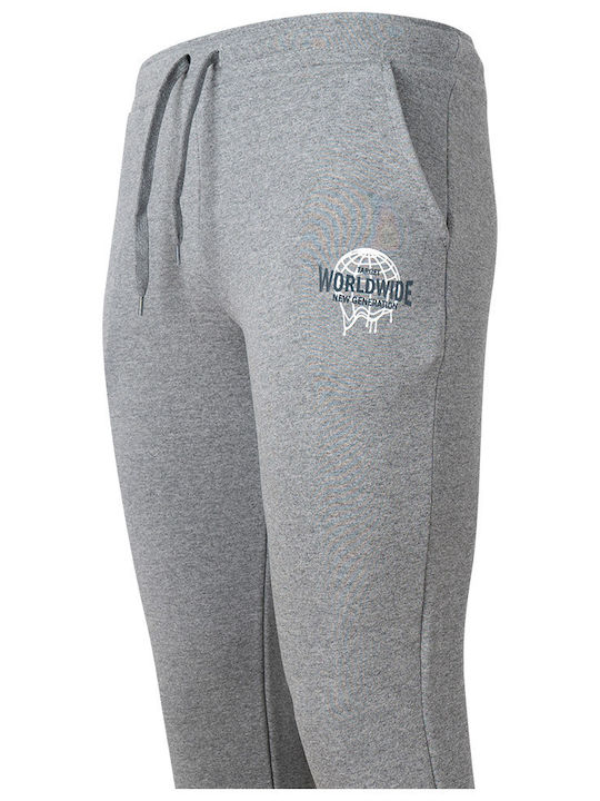 Sweatpants with Elastic Gray