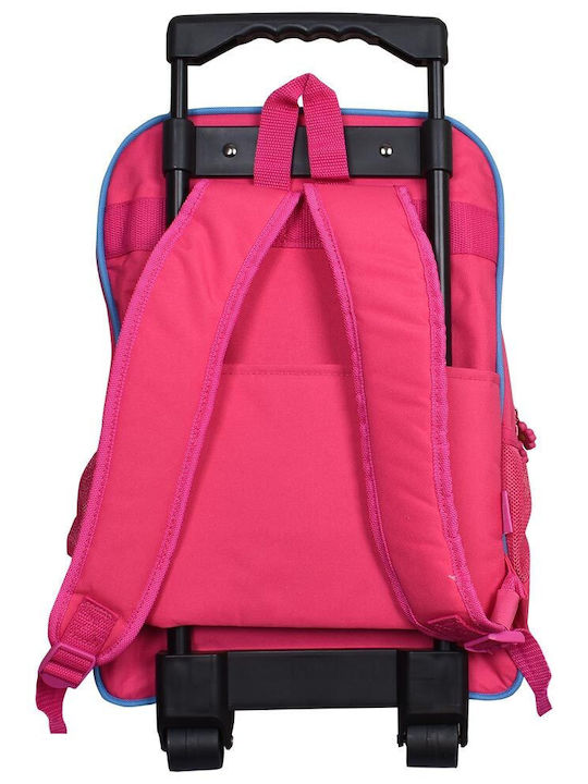 Sunce Snow White School Bag Trolley Elementary, Elementary in Fuchsia color 18lt