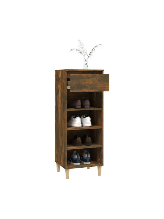 Suport pentru pantofi cu 4 Rafturi Galbenă L40xW36xH105cm