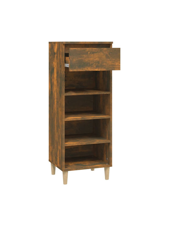 Suport pentru pantofi cu 4 Rafturi Galbenă L40xW36xH105cm