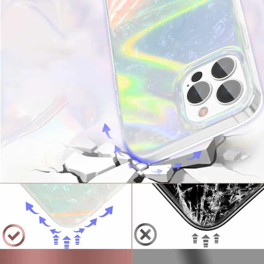 Kingxbar Shell Back Cover Σιλικόνης Pearl Blue (iPhone 13 Pro Max)