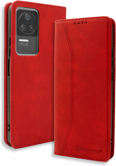 Book Δερματίνης Κόκκινο (Xiaomi 12T / 12T Pro)