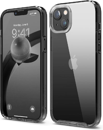 Elago Hybrid Back Cover Silicon Negru (iPhone 14 Plus)