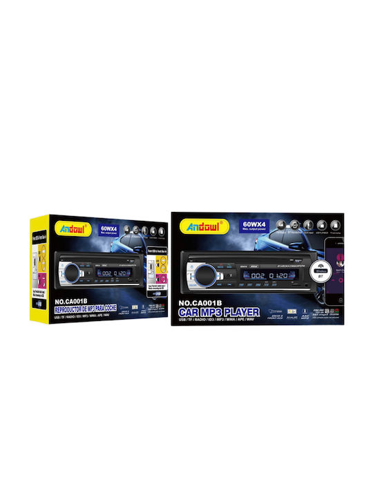 Andowl Ηχοσύστημα Αυτοκινήτου 1DIN (Bluetooth/USB)