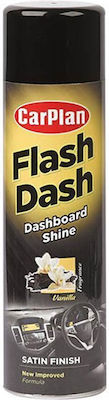 Car Plan Spray Străluciți / Curățare pentru Materiale plastice pentru interior - Tabloul de bord cu Aromă Vanilie Flash Dash - Satin Finish Vanilla 500ml FSV506