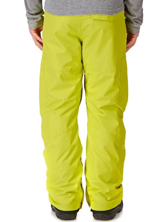 Billabong Cad Q6PM02BIW4-6636 Ανδρικό Παντελόνι Σκι & Snowboard Κίτρινο