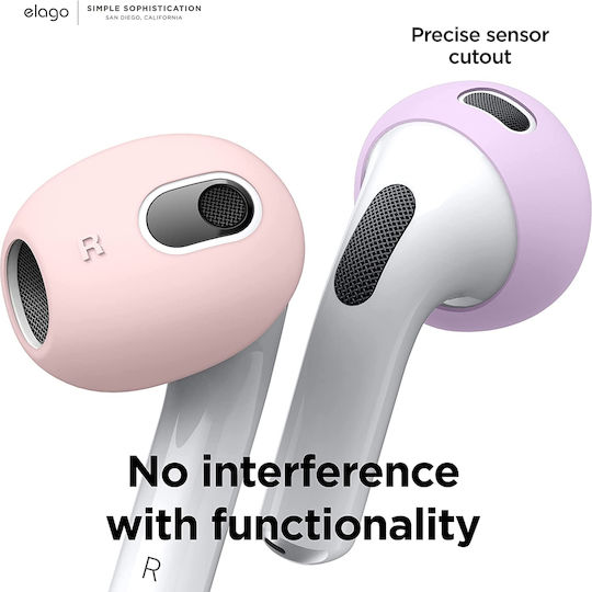 Elago Silicone Covers Lovely Pink / Lavender for Apple AirPods 3