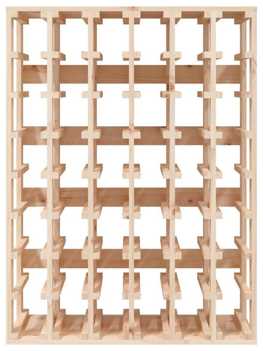 vidaXL Wandmontiert Weinkeller Hölzernes für 48 Flaschen Braun 70x33x94εκ.