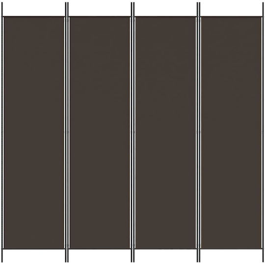 vidaXL Decorativ Paravan Tesatura cu 4 Panouri 200x200cm