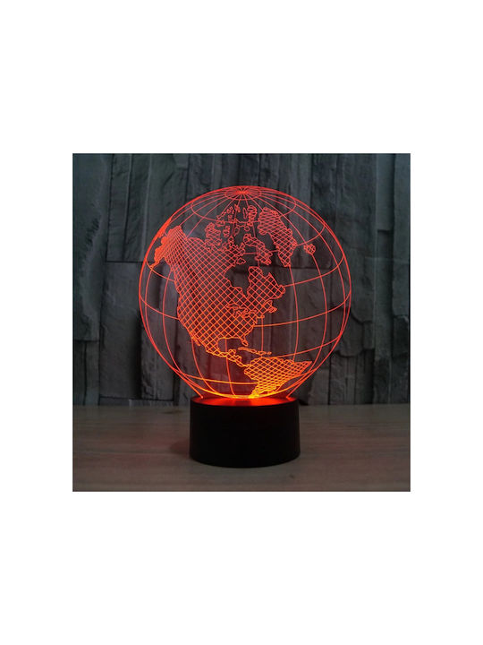 I-Total Lustră Decorativă Iluzie 3D Multicolor
