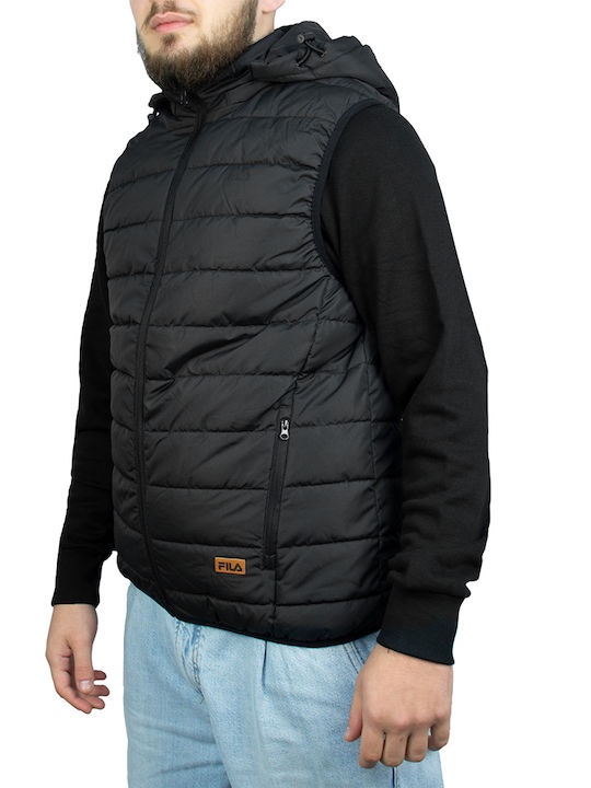 Johnny Sleeveless Jacket Puffer Black