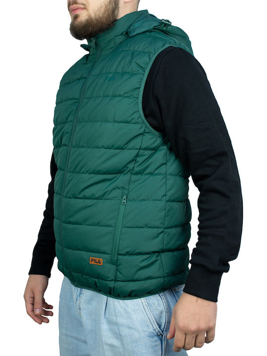 Johnny Sleeveless Jacket Puffer Green