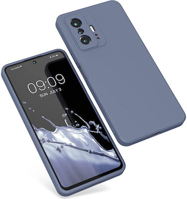 KWmobile Rubberized Задна корица Силикон Blue Grey (Xiaomi 11T / 11T Pro - Xiaomi 11T / 11T Pro) 56573.12