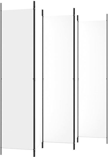 vidaXL Dekorativer Raumteiler Stoff mit 5 Paneelen 250x220cm